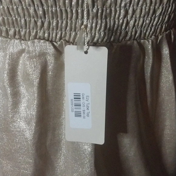 SOFIA MADE IN ITALY SEQUIN TUBE TOP OS NWT - Picture 4 of 8